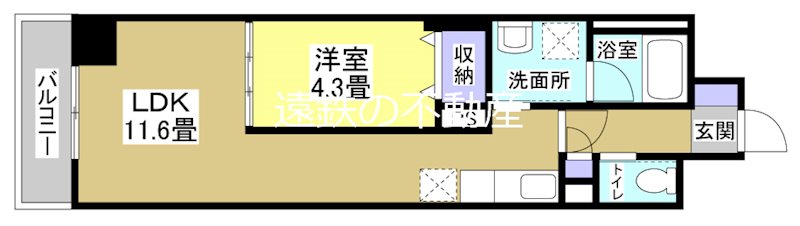 クラウドクレスト栄町 間取り図