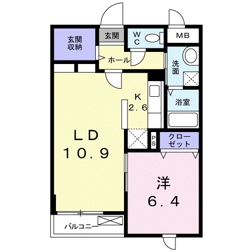 エレガント菅原 間取り図