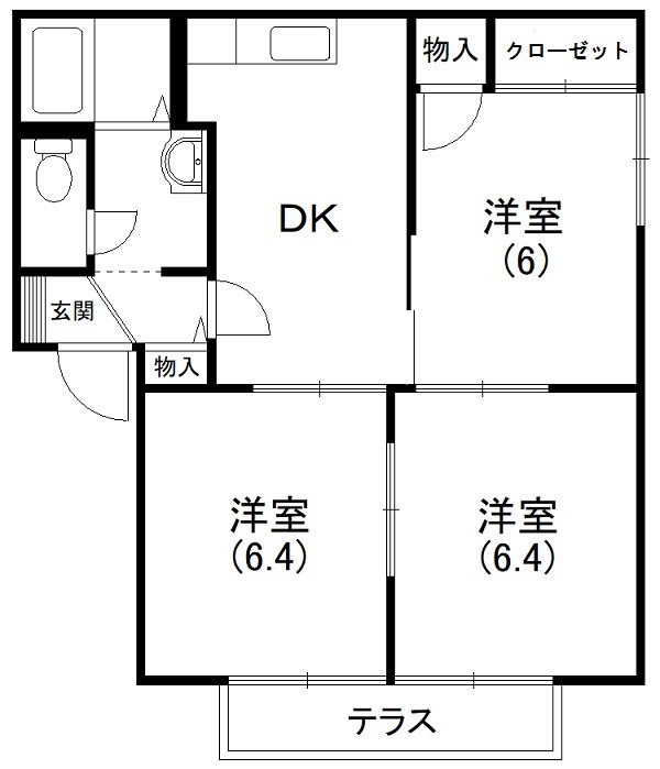グリーンフィールド 間取り図