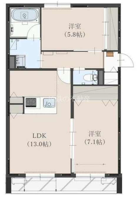 Ｌａｃｉｎｅ(ラシーネ) 間取り図