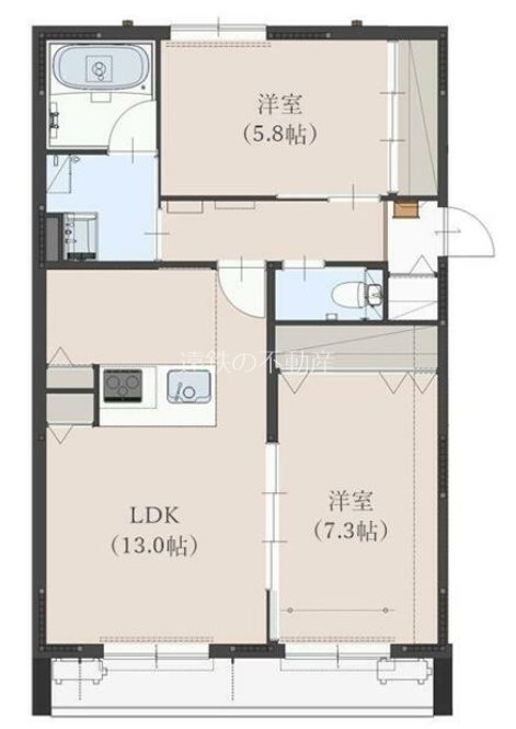 Ｌａｃｉｎｅ(ラシーネ) 間取り図