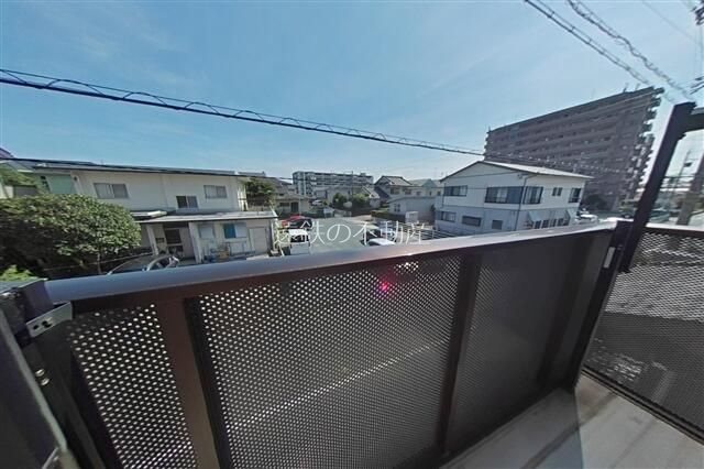 小粥貸家（新津町） ベランダ
