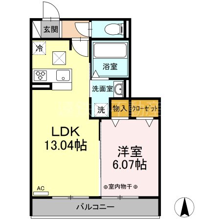 サンリット宮竹 間取り図