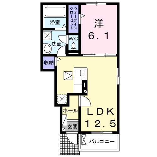パルクソレイユ萩丘 間取り図