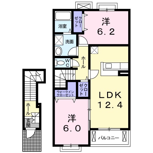 フェアリーヒルズ　ミュゲ 間取り図