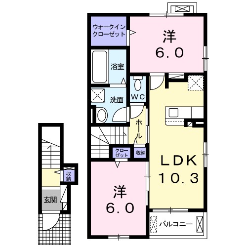 フラン・メゾン 間取り図