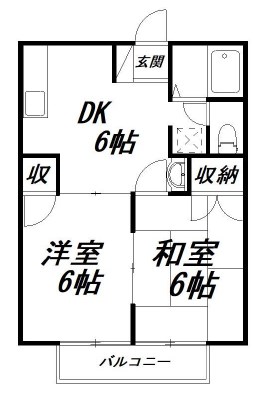 ハイツメモリー 間取り図