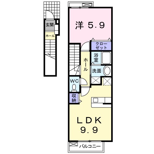 グランツみしま 間取り図