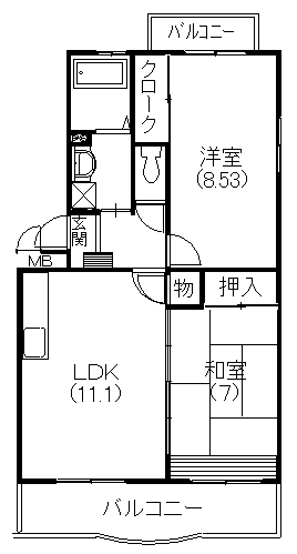 パームス 間取り図