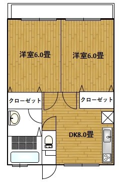 紫陽花Ⅰ 間取り図