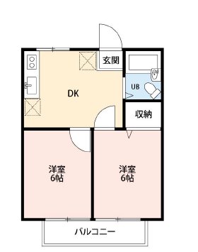 彩輝8B 間取り図
