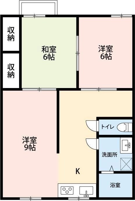 フレールニッセイ 間取り図