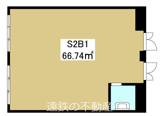 佐鳴湖パークタウンサウス（南館） S2B1号室 間取り