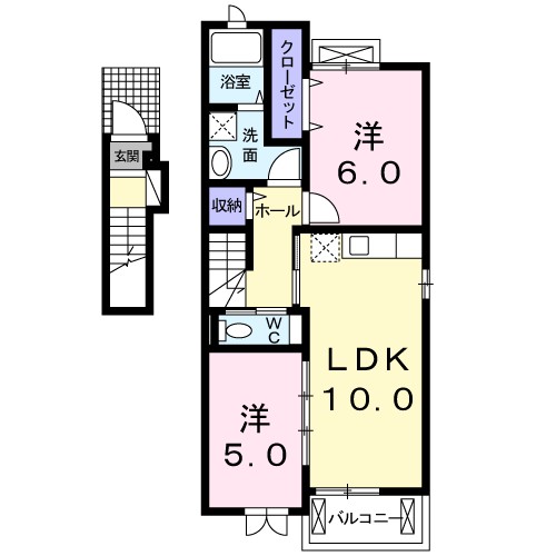 コーポキブネ 間取り図