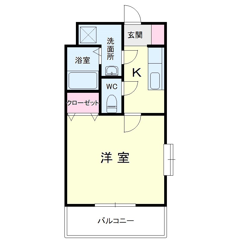 ユートピアマツバラ 間取り図