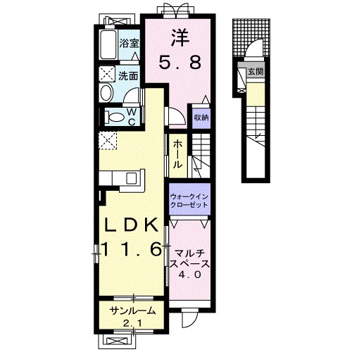 Ｓｈａｎｃｅ　（シャンス） 間取り図