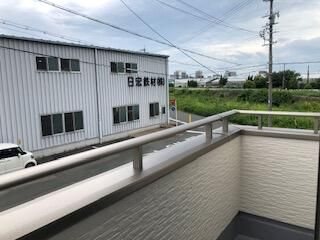 佐藤1丁目貸家 ベランダ
