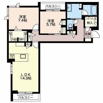 Villany Avenue 間取り図