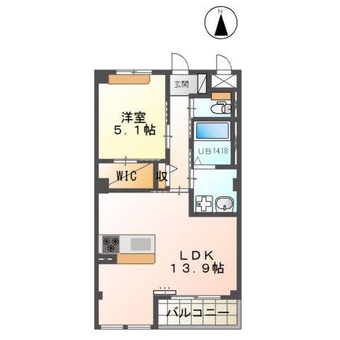 グレイス高塚 間取り図