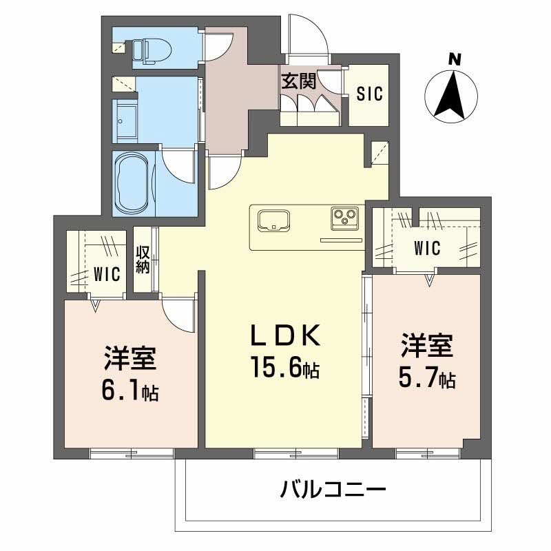 グランメゾン南浅田 間取り図