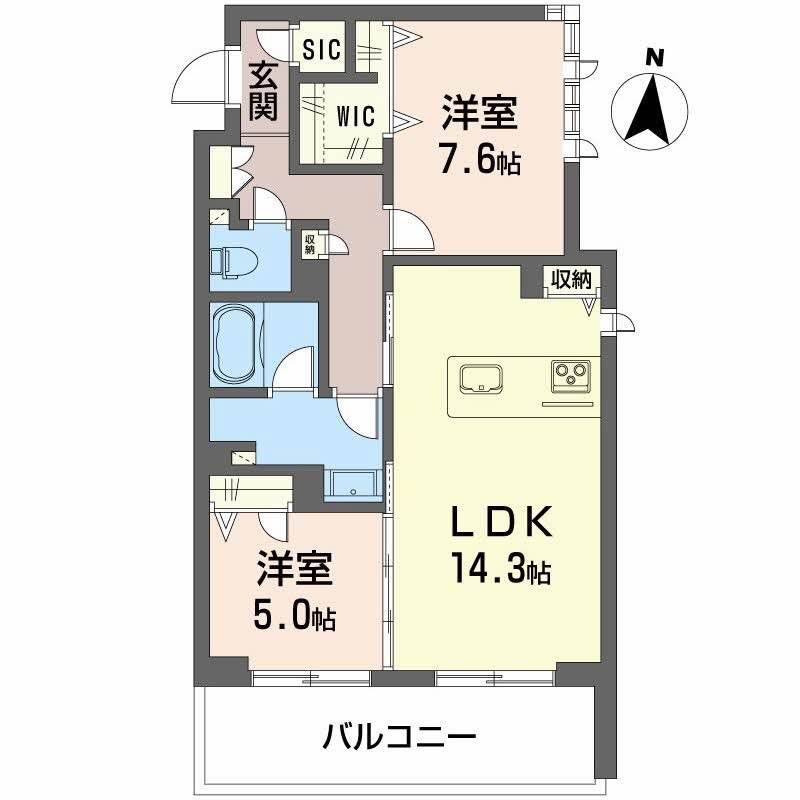 グランメゾン南浅田 間取り図