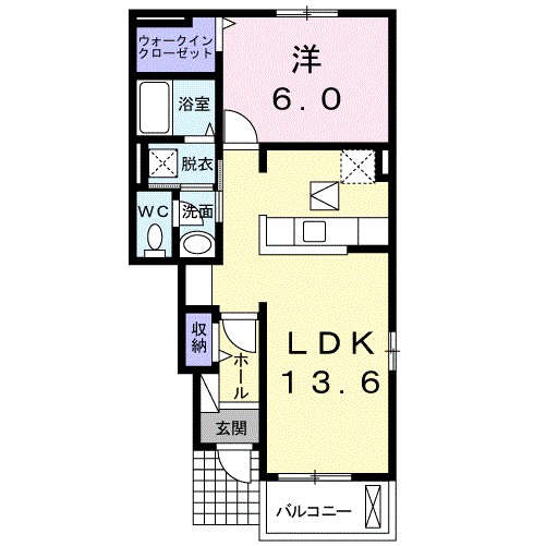 フェリチータ 間取り図