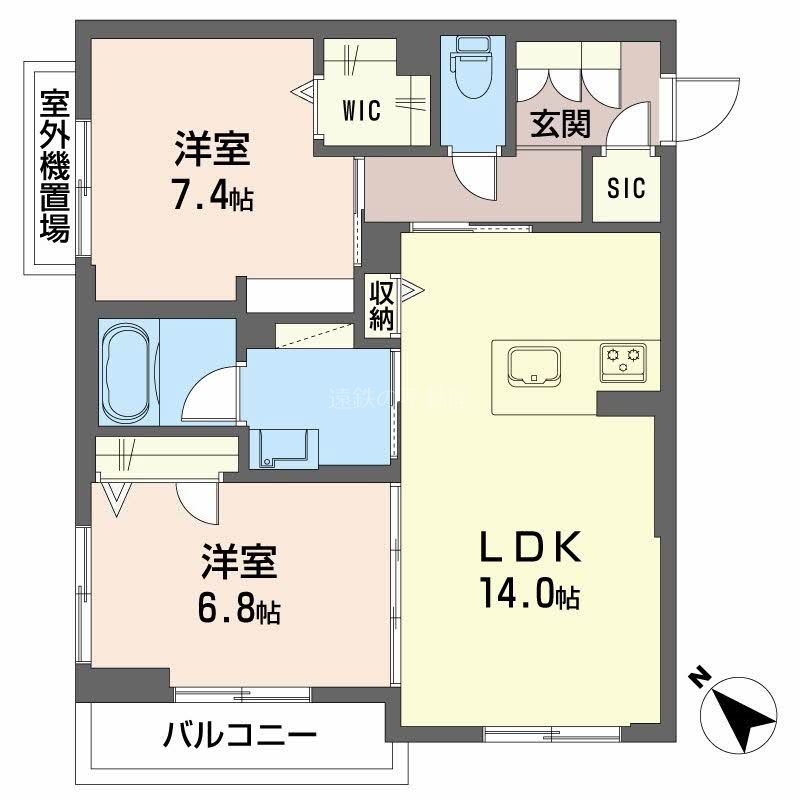 Ｆｌｅｕｒｉａ 間取り図