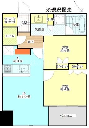 一条タワー(504) 間取り図