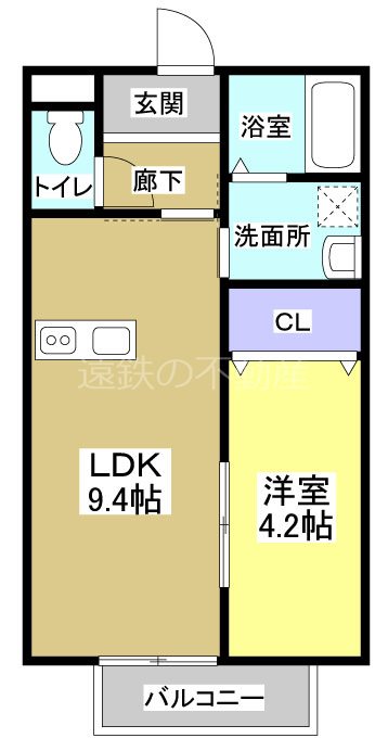 コート・ブランシェ 間取り図
