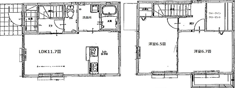 ベルメゾン富塚 間取り図