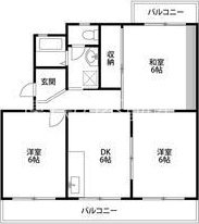 プライムハイツB 間取り図