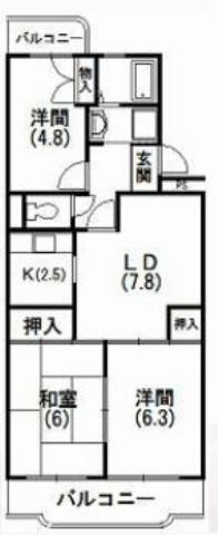 マンションフォーリア 間取り図