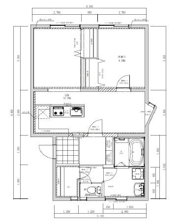 マンション桃の里 間取り図