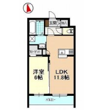 棒屋第17住吉ハイツ 間取り図