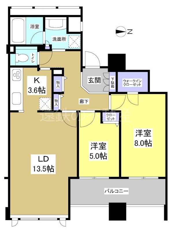 シティタワー浜松（602） 間取り図