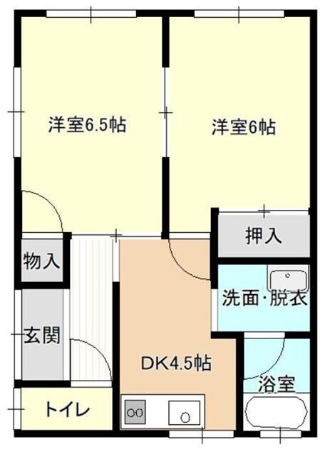 村田貸家 間取り図