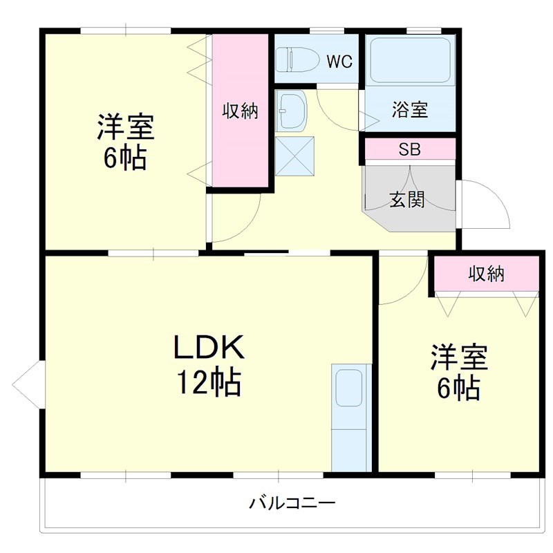 武藤ハイツⅠ 間取り図