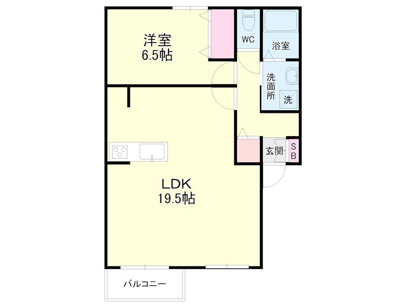 ライトタウンG 間取り図