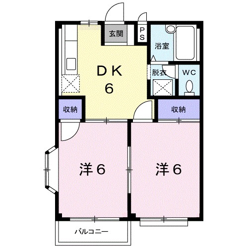 ハイツ長藤 間取り図