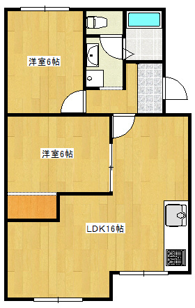 サンテラス大村Ⅰ 間取り図