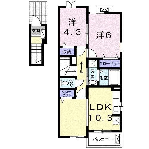 アルバソーレ 間取り図