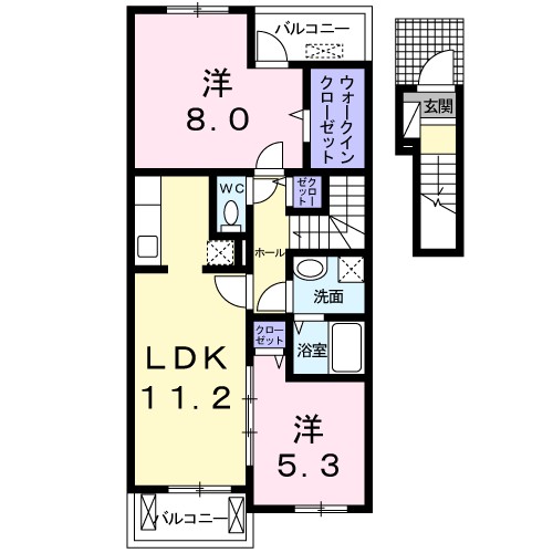ハピネスハウスⅡ 間取り図