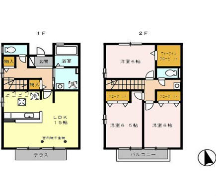 リビングタウン富塚 間取り図