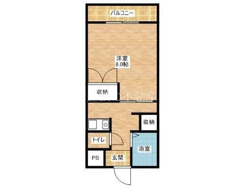 ソレアード幸 間取り図