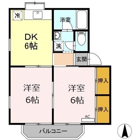 シュロス 間取り図