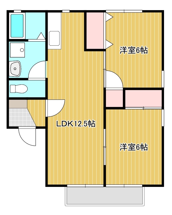 セジュールみる 間取り図