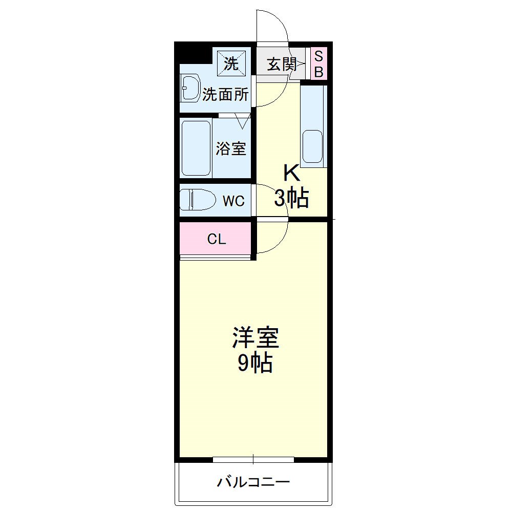 ビアンクルー 間取り図