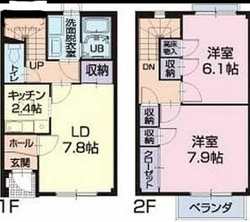 パラディース  間取り図