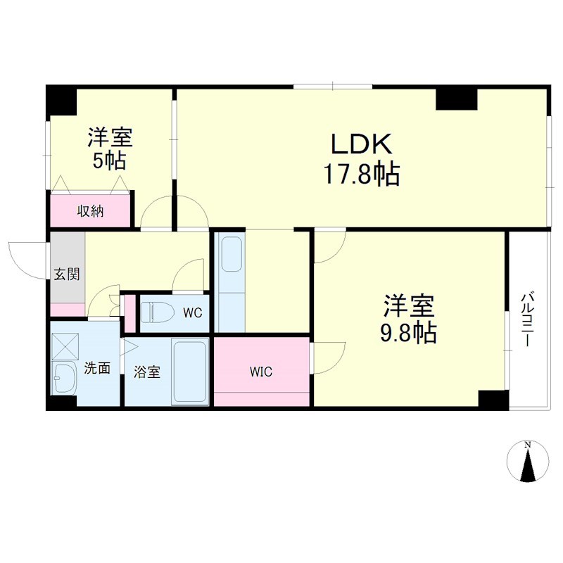 アルコ8 間取り図