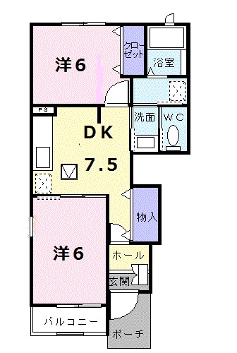 ファレノプシスＣ 間取り図